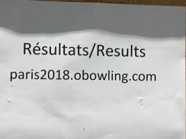 2018, Eurogames Paris, Bowling scores
