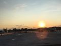 Rome, 2019, Sunset at the Airport on the way home